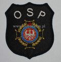 Emblemat OSP ze znakiem Związku.